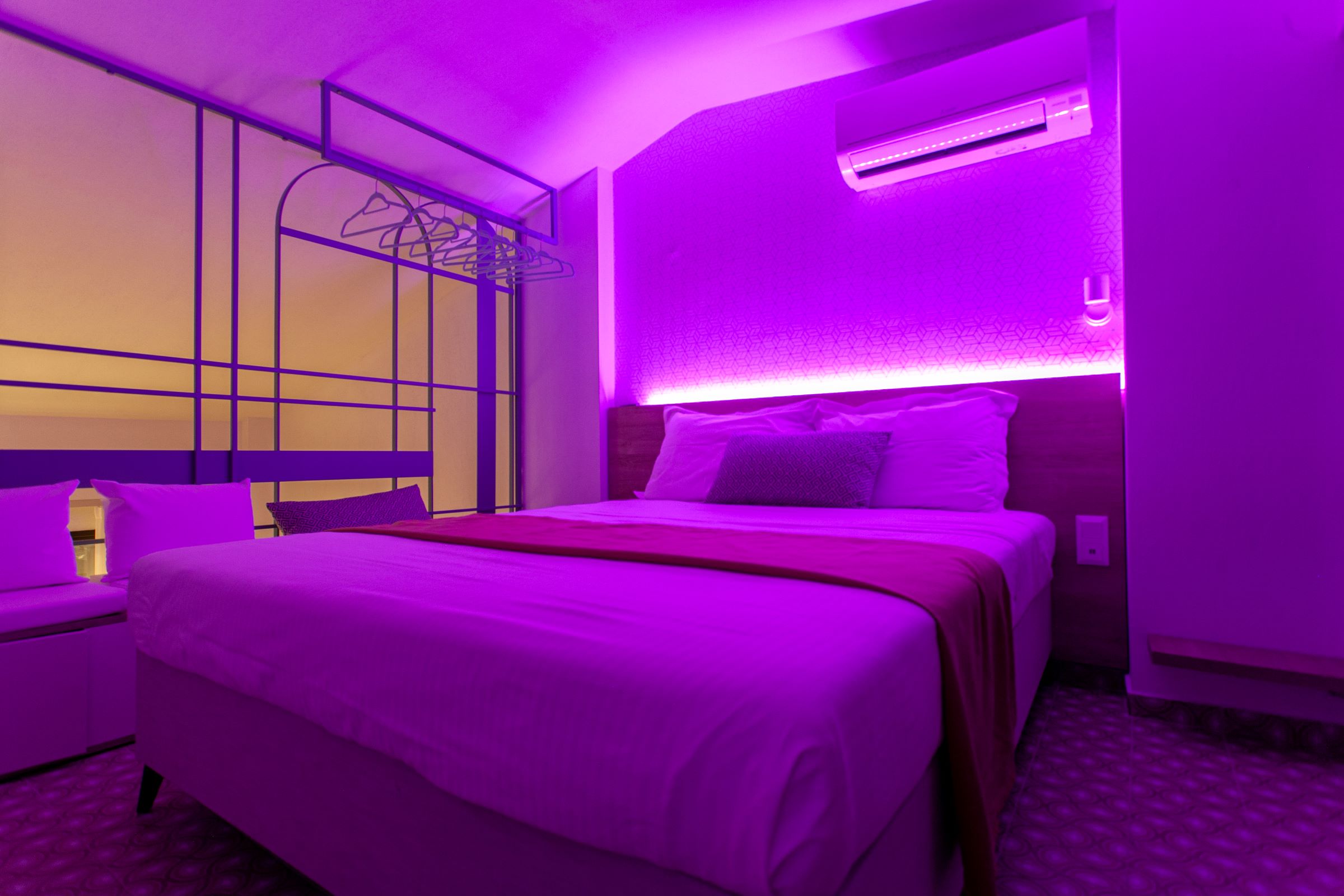 Batis Bedroom Purple Light