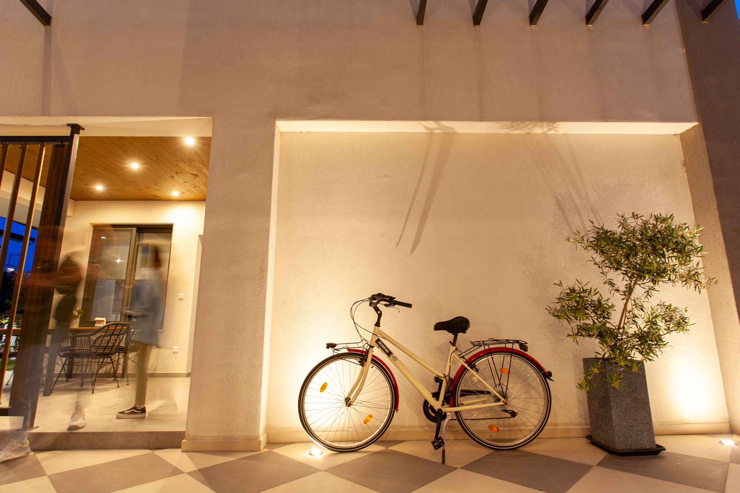 Bicycle on the corridor